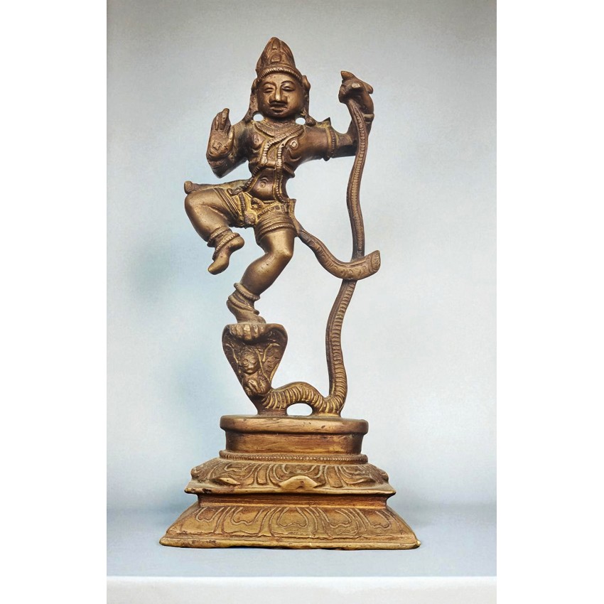 Escultura de Krishna...