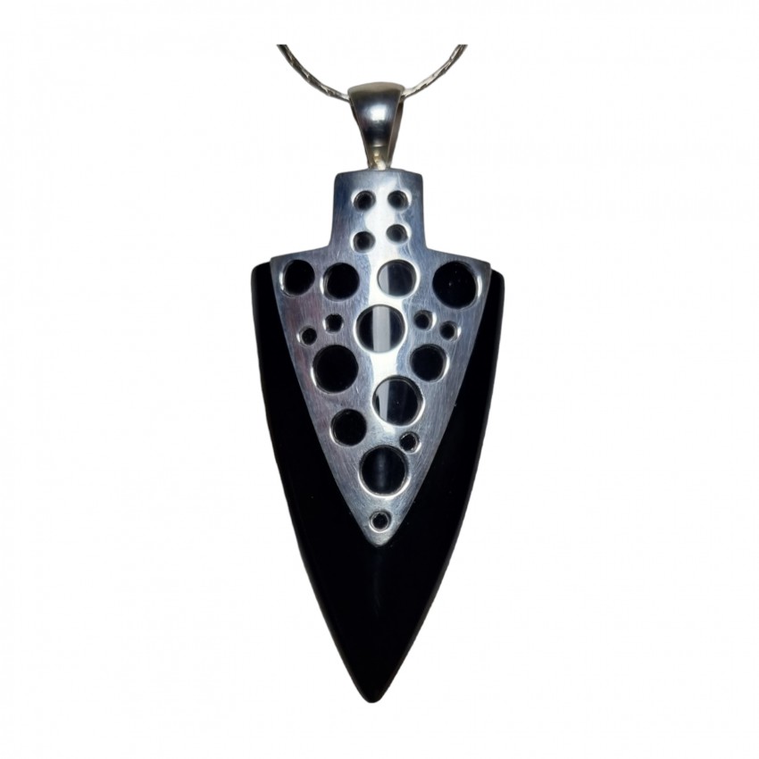Colgante de Obsidiana negra