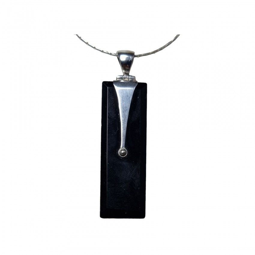 Colgante de Obsidiana negra